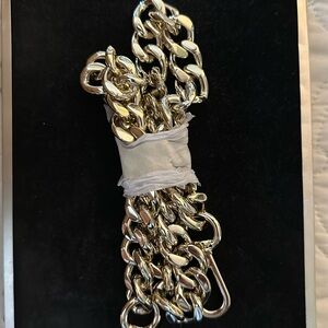 MZ Wallace gold chain for quilted bag